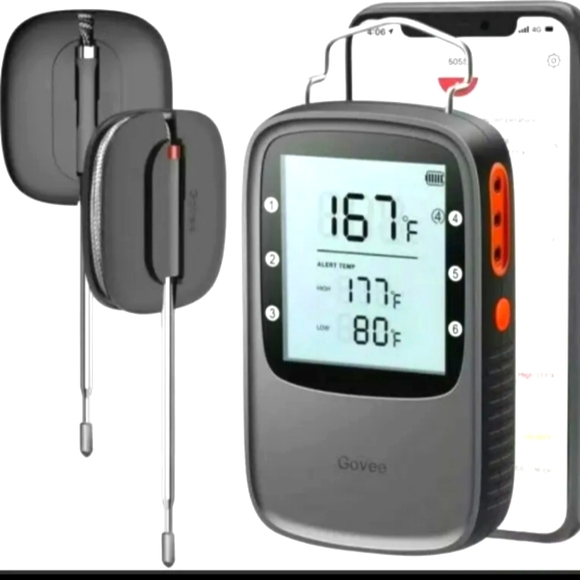 Govee Kitchen Govee Smart Bluetooth Grilling Meat Therometer H555